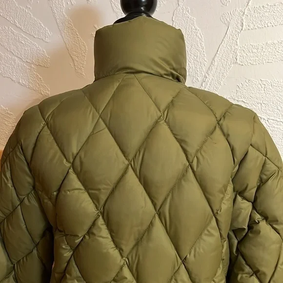 Moncler Olive Green Quilted Down Jacket Sz-0 - Picture 5 of 15